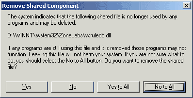 How to remove dll file